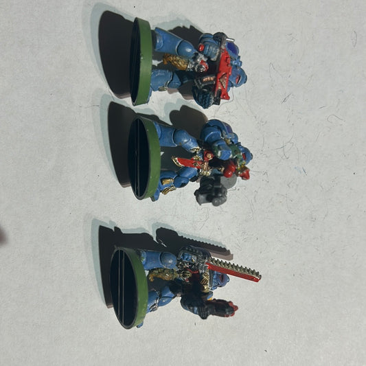Warhammer 40k space wolves marines x3