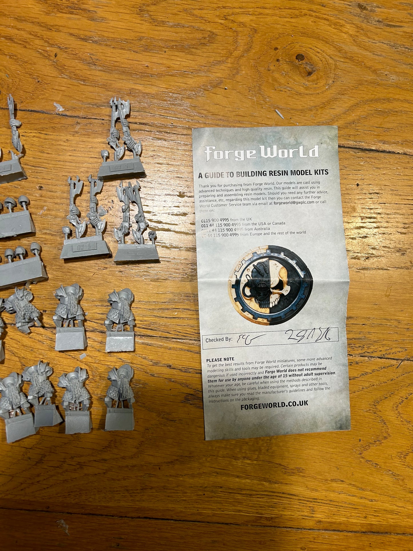 Warhammer fantasy chaos dwarfs infernal guard with fireglaives Forge World new x10 Old World