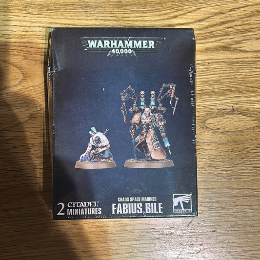 GW Warhammer 40000 40K Chaos Space Marines Fabius Bile NEW BOXED