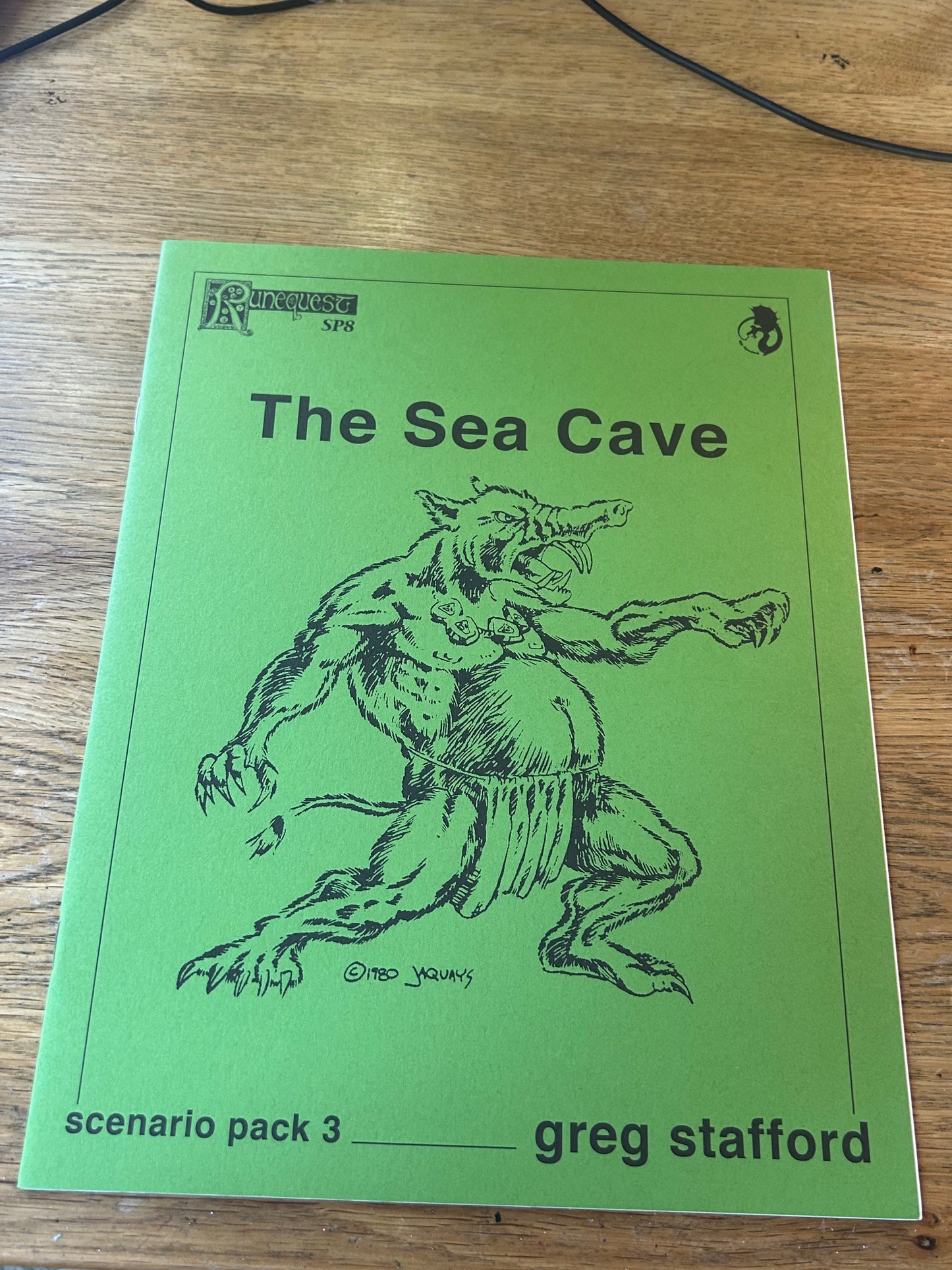 RuneQuest Old School Resource Pack Complete 5 Book Set Chaosium Inc Sea Cave kickstarter reprints