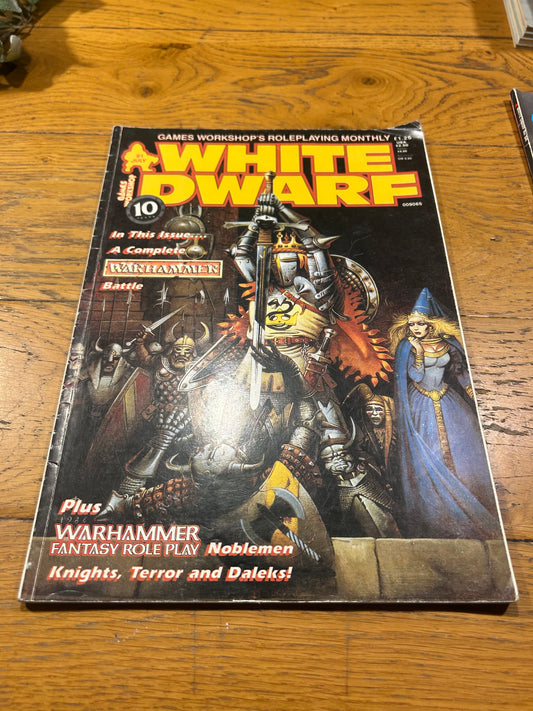 White dwarf issue 91 (complete and in good condition still with a little wear but not too much)