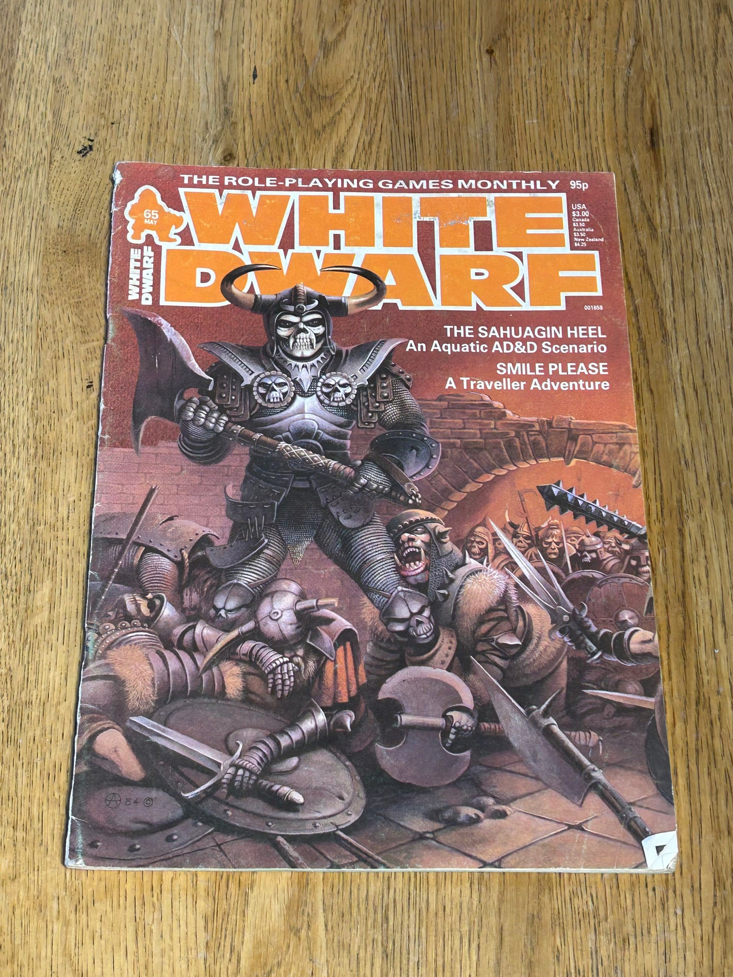 White Dwarf Magazine Issue 65 Vintage RPG OOP GW