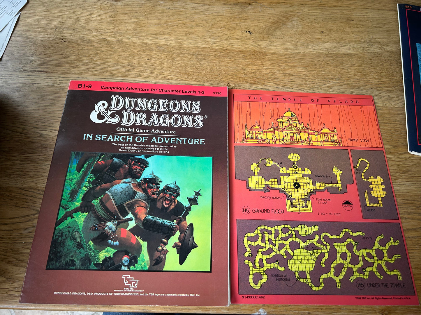 D&D In Search of Adventure B1-9 Collection TSR 9190