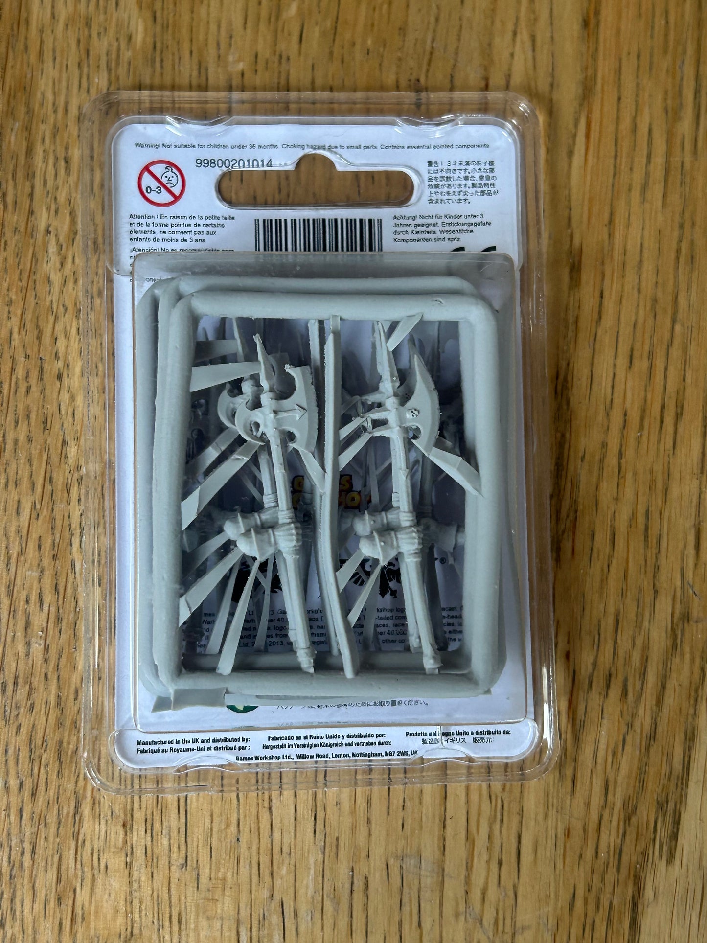 Warhammer The Old World Whfb Chaos Warriors Halberds Upgrade Pack Resin GW
