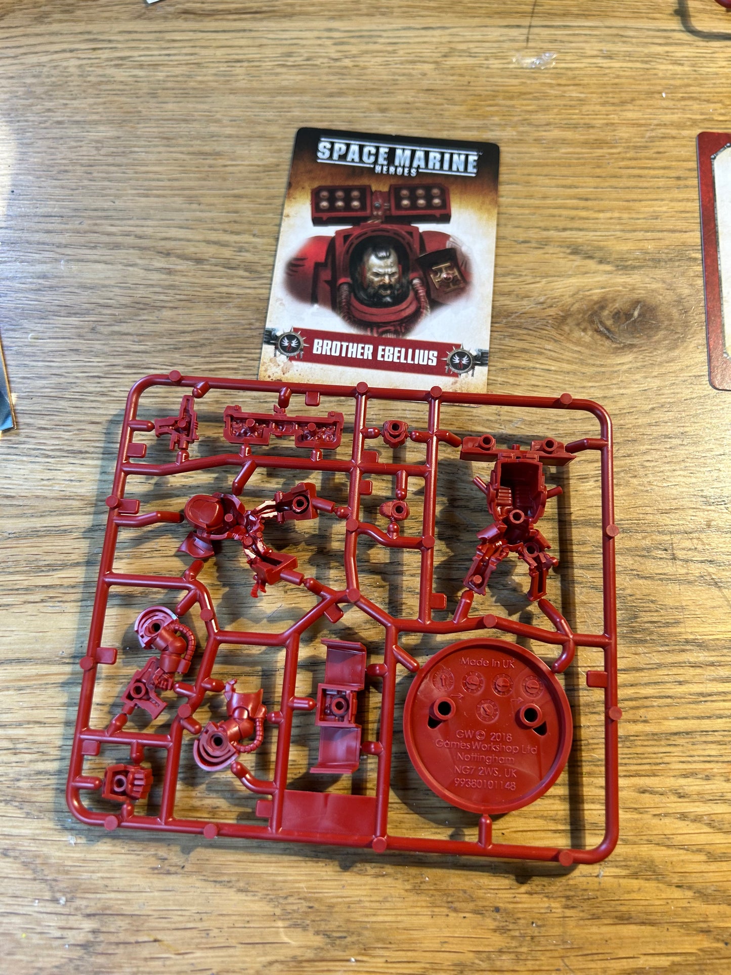 40k Sprue - Space Marine Heroes (Blood Angels Terminator Squad) Brother Ebellius