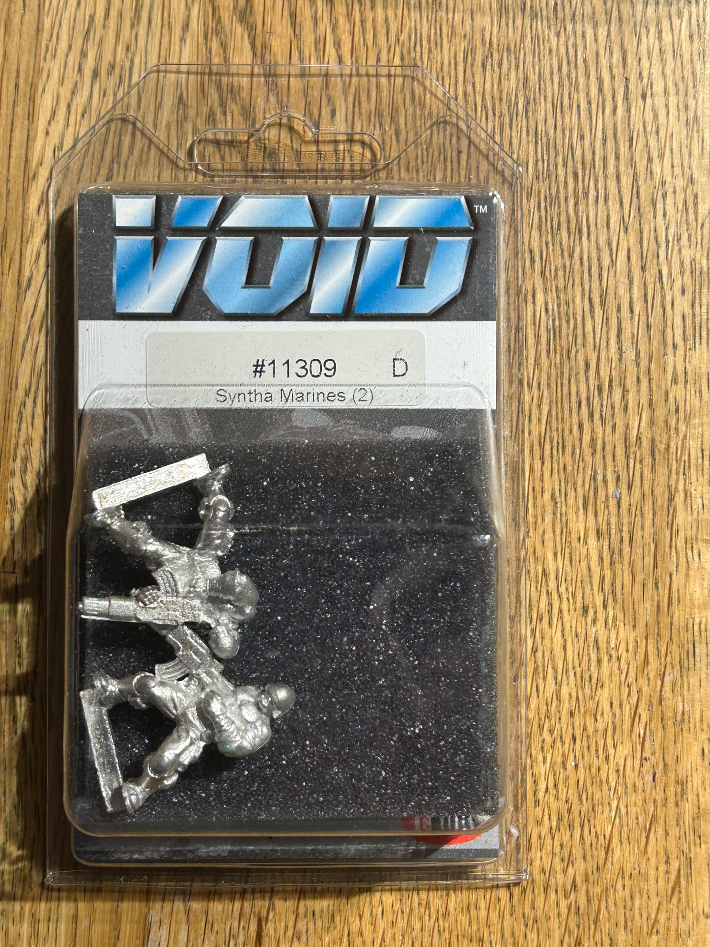 SYNTHA MARINES Void in sealed blister