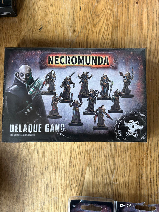Necromunda Delaque Gang New In Box - Games Workshop Warhammer 40k