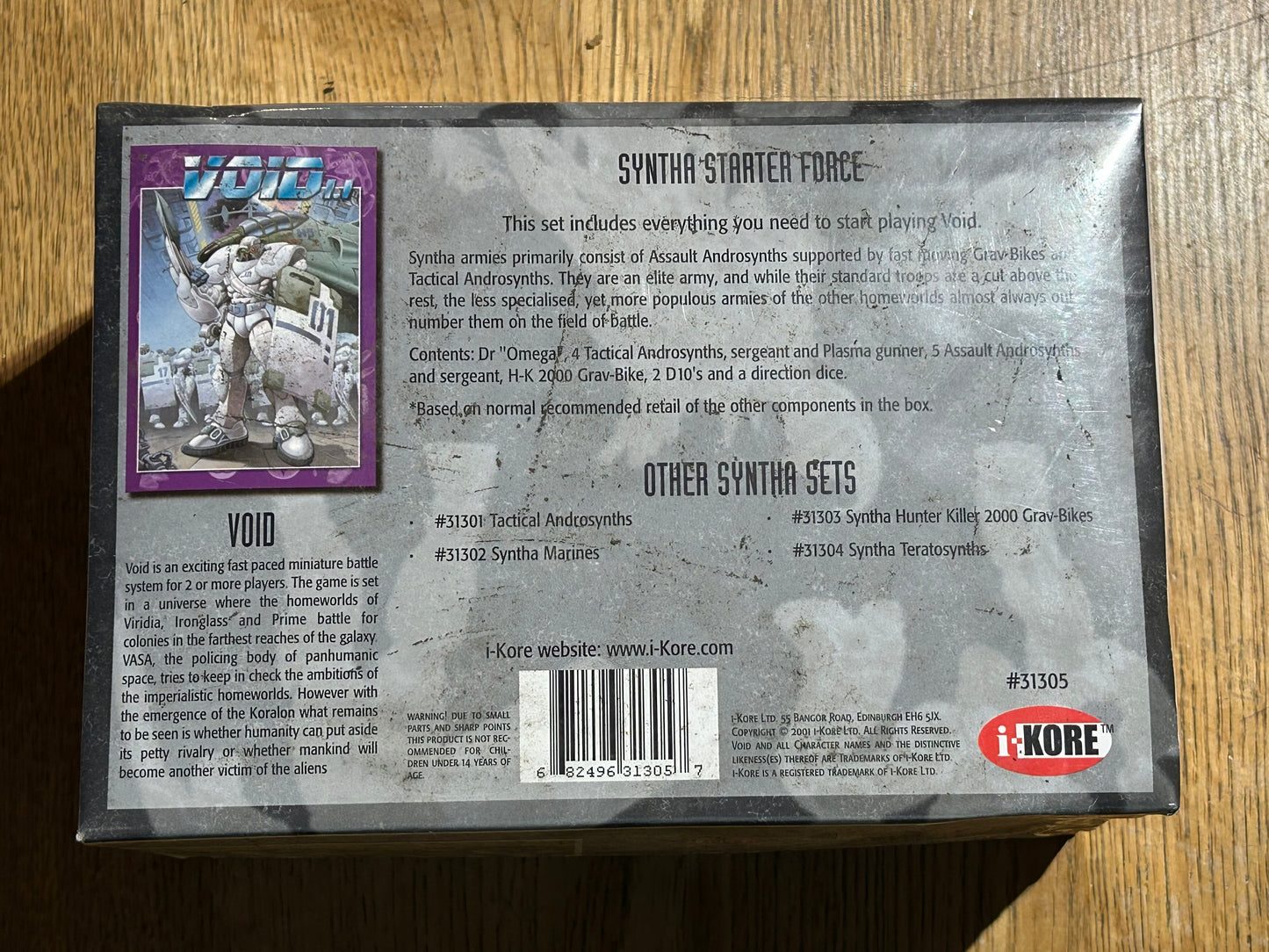 SYNTHA STARTER FORCE Void in sealed box