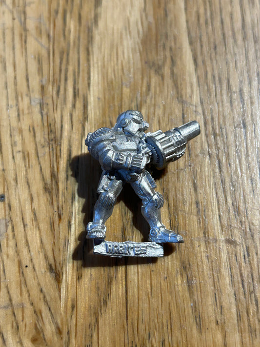ADEPTUS ARBITES with grenade launcher Metal Imperial Guard Army Warhammer 40K 1992