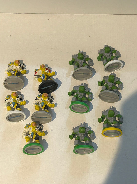 Bloodbowl second edition plastic human linemen and orcs