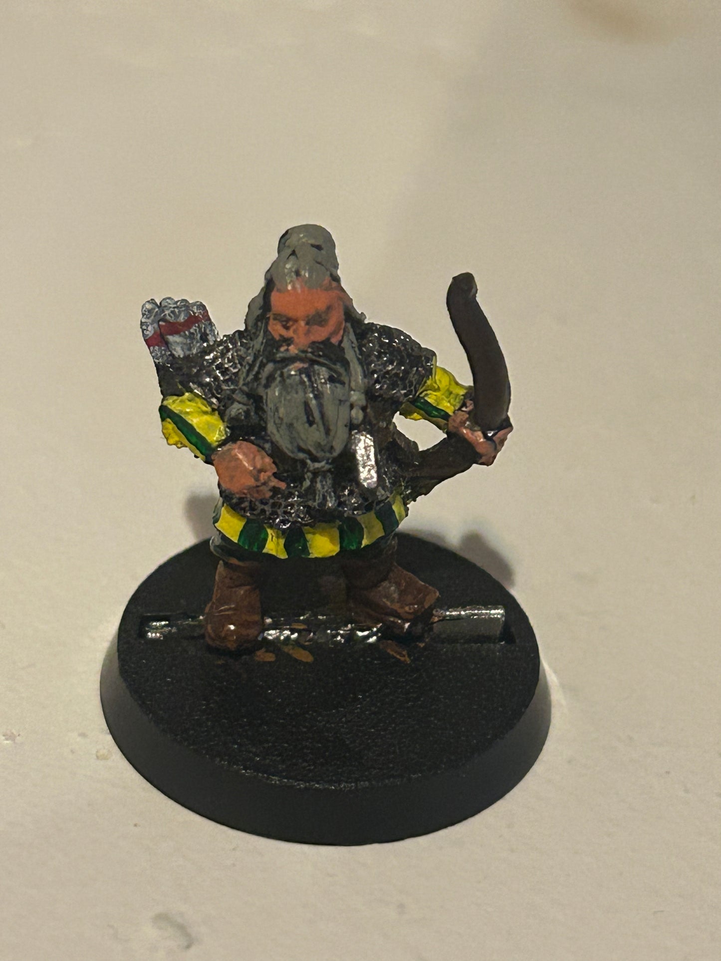 DWARF ARCHER METAL OOP GAMES WORKSHOP LORD OF THE RINGS THE HOBBIT LOTR MESBG