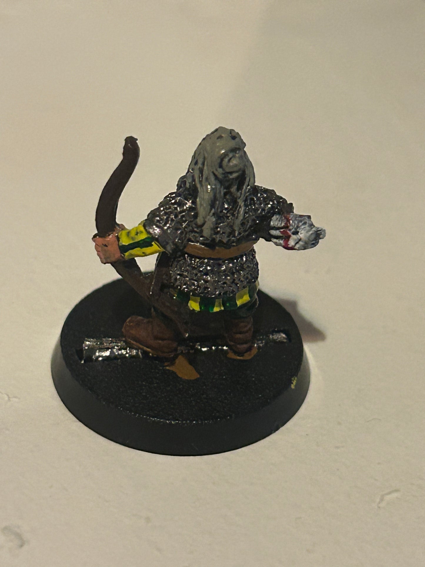DWARF ARCHER METAL OOP GAMES WORKSHOP LORD OF THE RINGS THE HOBBIT LOTR MESBG