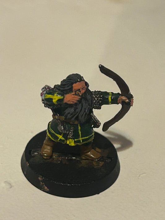 DWARF ARCHER METAL OOP GAMES WORKSHOP LORD OF THE RINGS THE HOBBIT LOTR MESBG