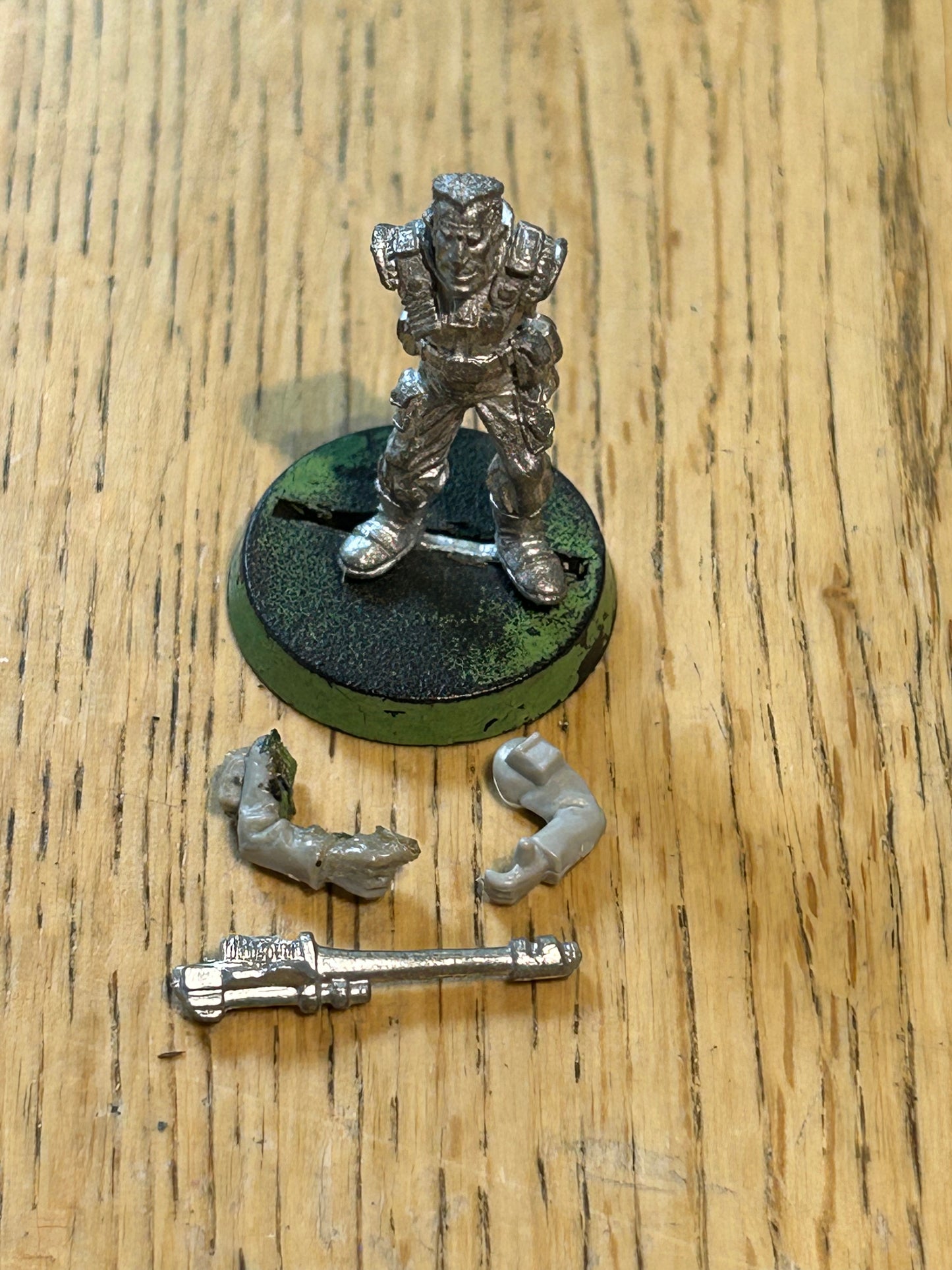 GW Metal Warhammer 40k Rogue Trader Era Bob Olley (I think) imperial guard guardsman