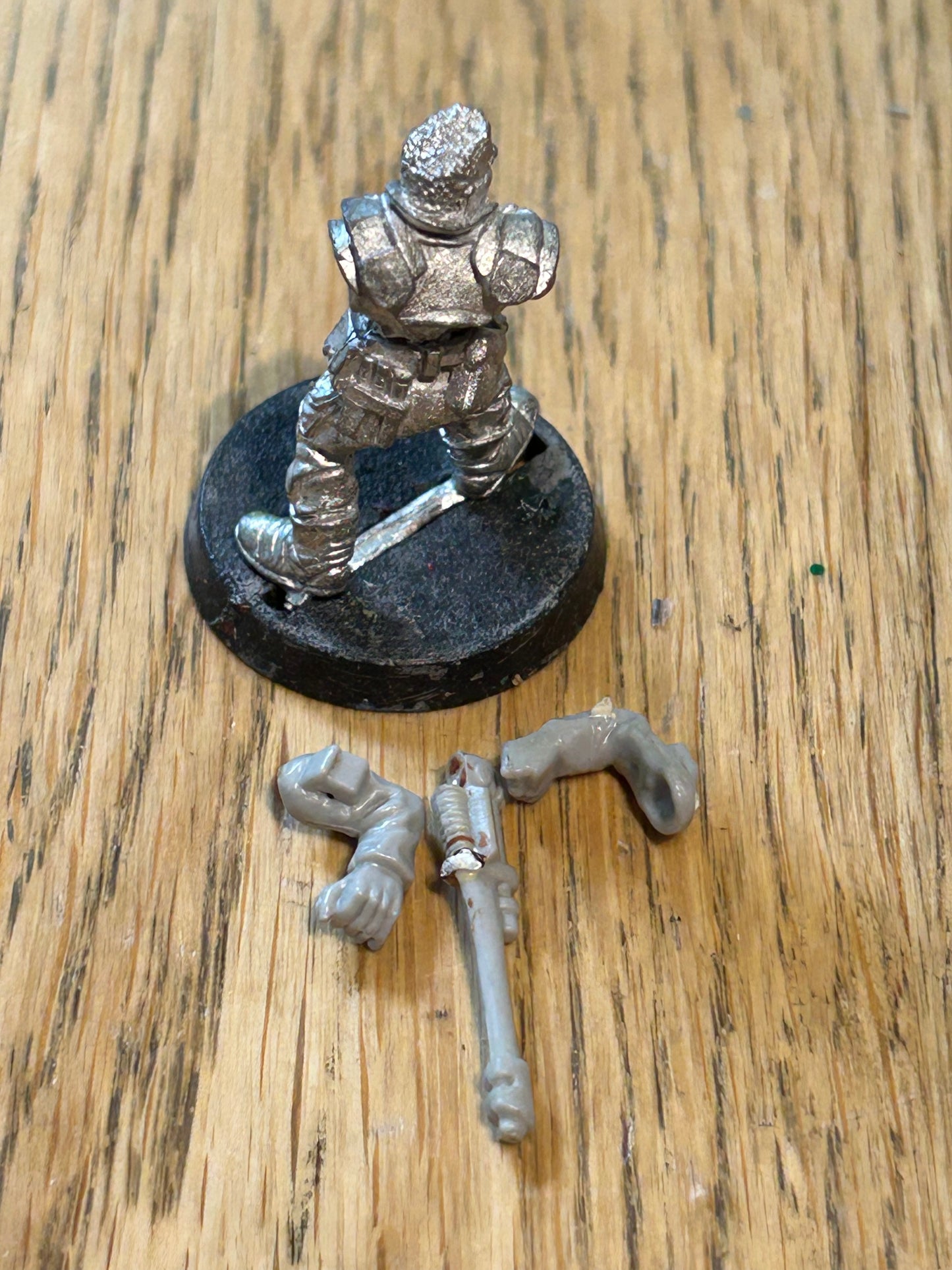 GW Metal Warhammer 40k Rogue Trader Era Bob Olley (I think) imperial guard guardsman
