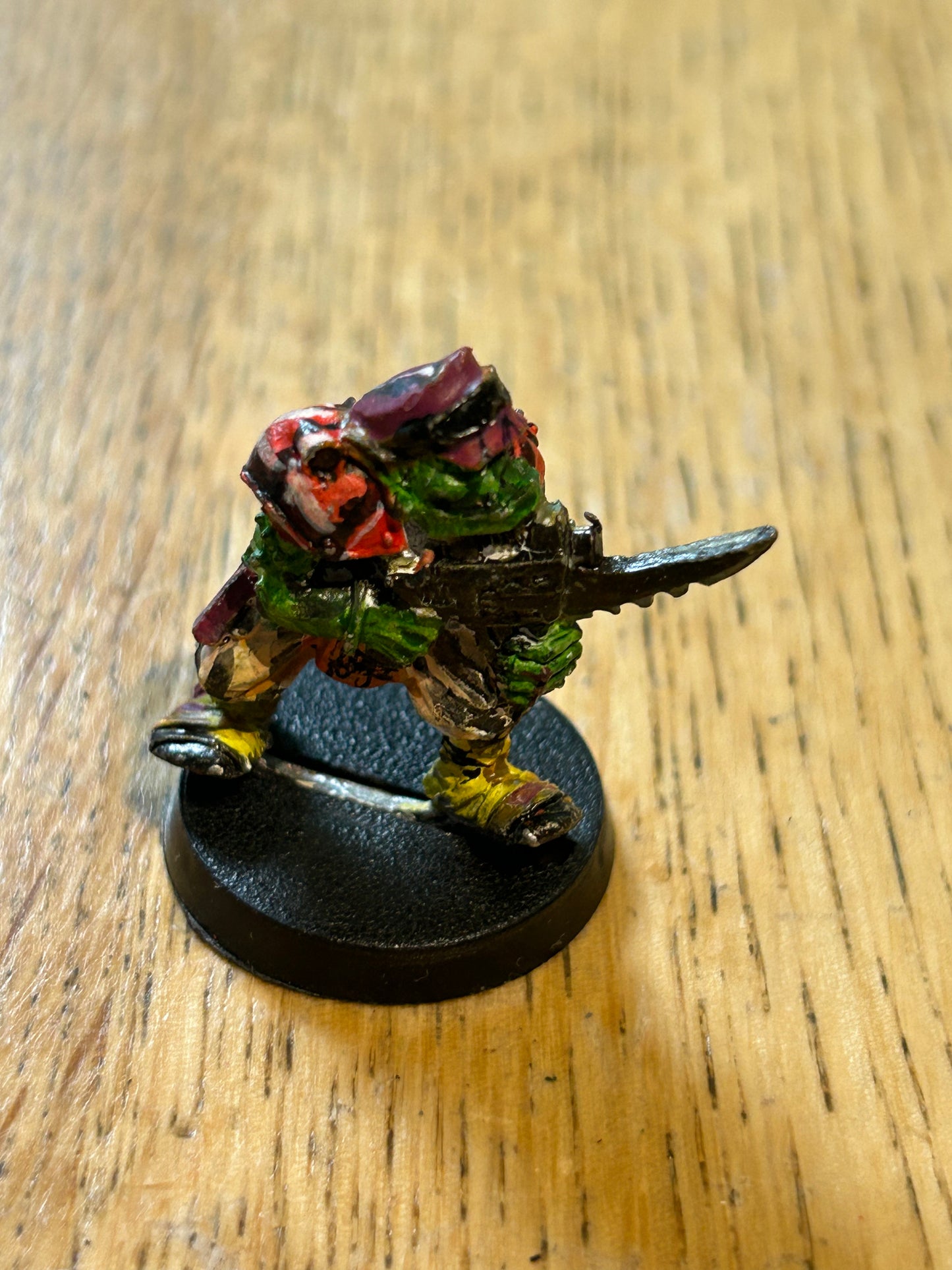 Warhammer 40k rogue trader space ork trooper with bolta