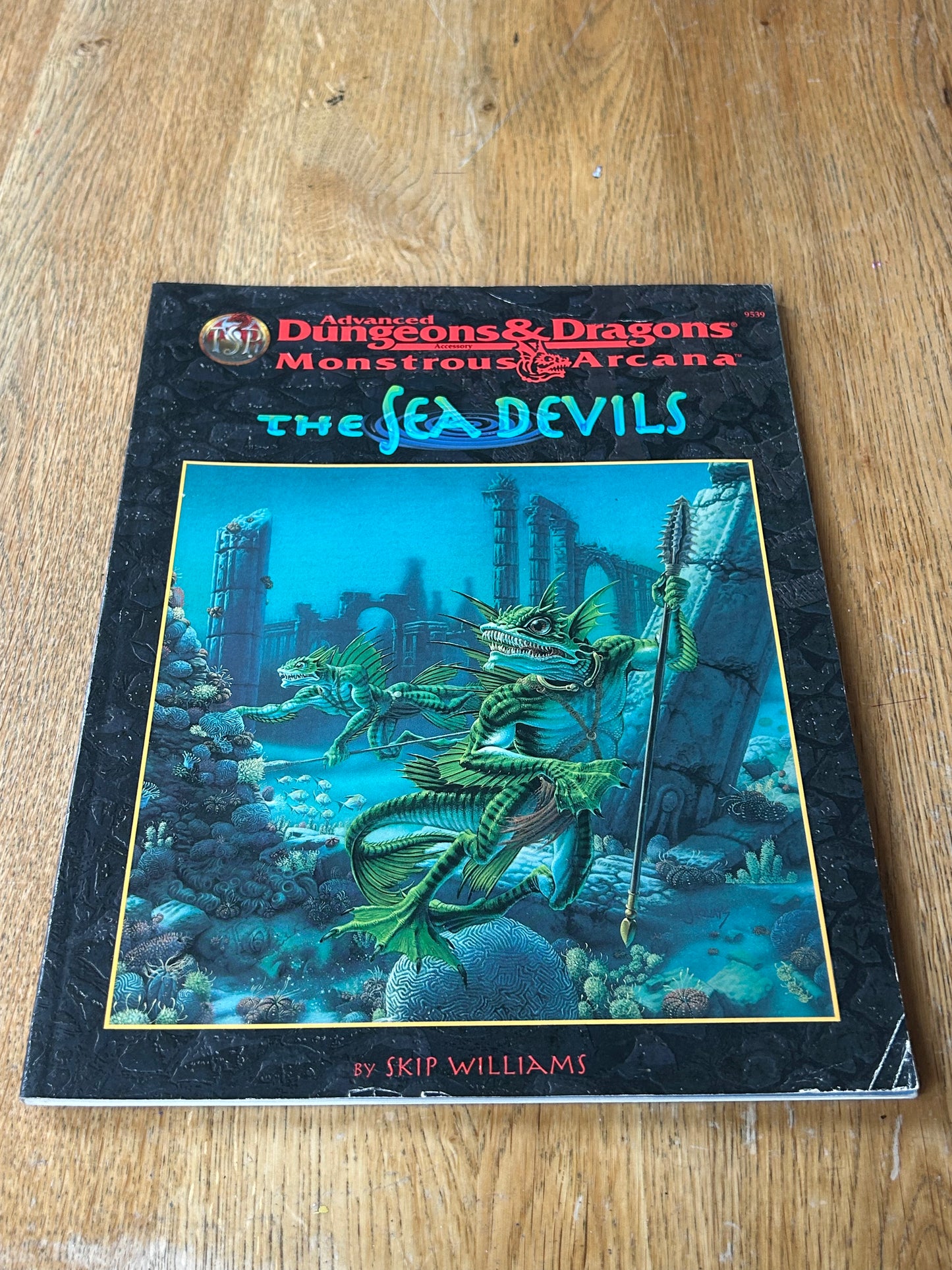 RPG Book Advanced Dungeons & Dragons 2nd ed The Sea Devils Monstrous Arcana