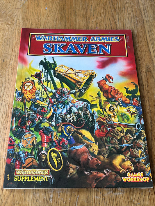 Warhammer Fantasy Skaven Army Book (4th edition, 1993) paperback
