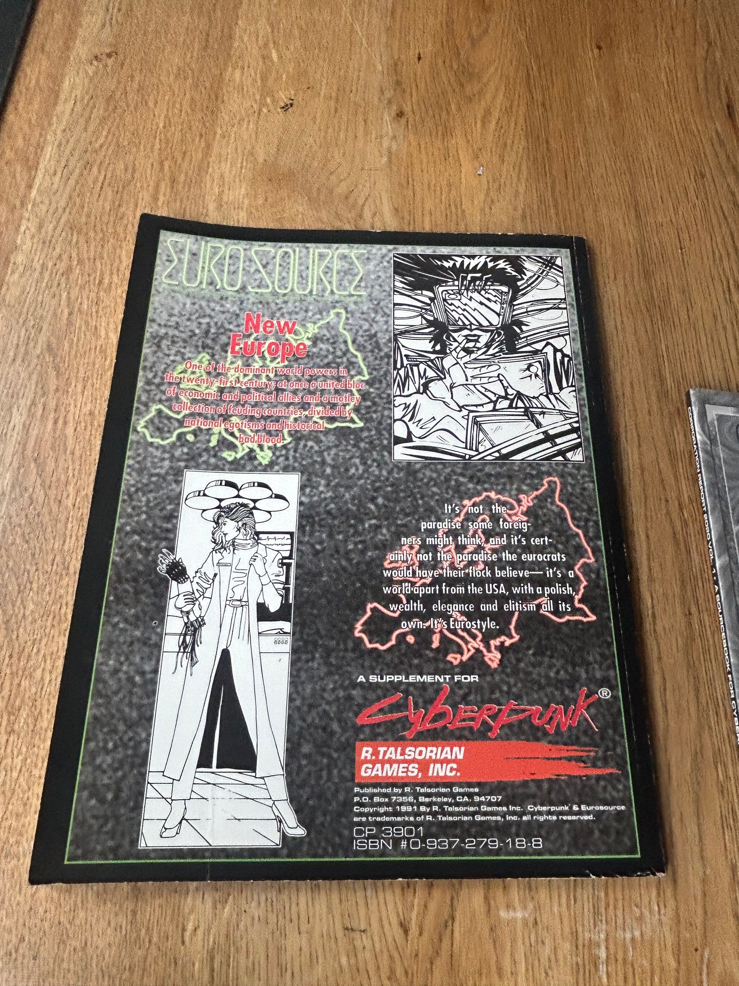 Cyberpunk 2020 EURO SOURCE RPG Talsorian Games Supplement Roleplayng