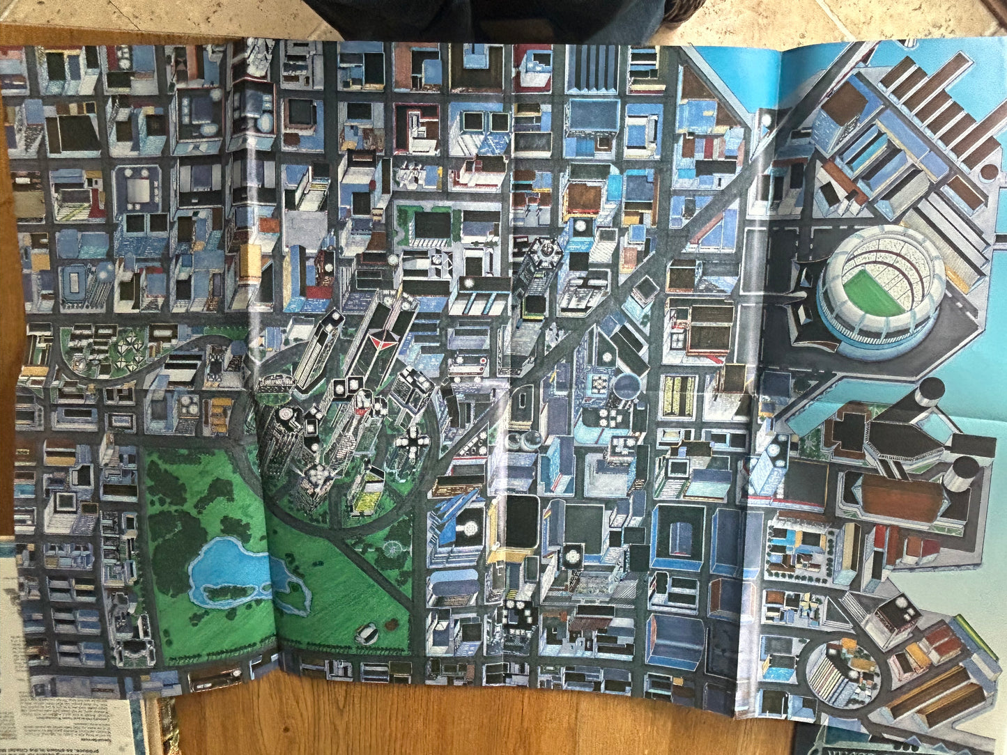 CYBERPUNK NIGHT CITY ROLE PLAYING GAME SOURCEBOOK R TALSORIAN + POSTER MAP 1991