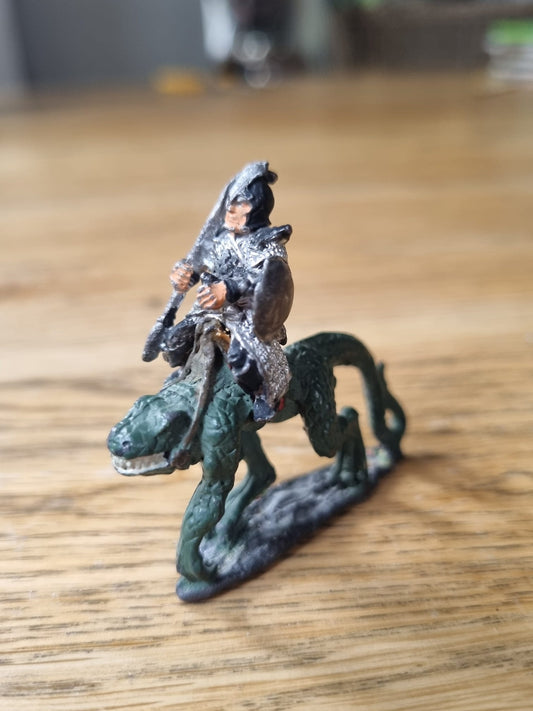 C21 Dark Elf Cold One Rider Metal Warhammer Fantasy