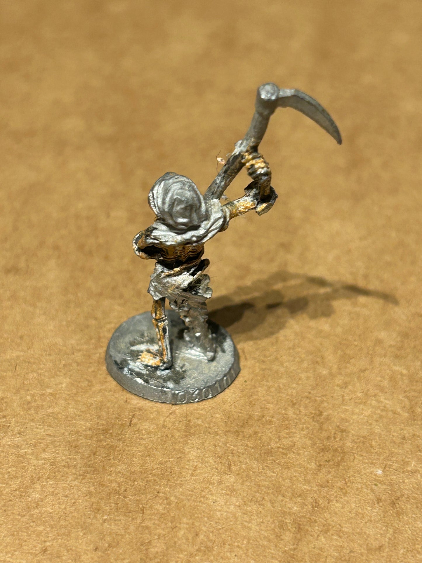Undead Skeleton warrior with scythe - Ral Partha - Metal - D&D