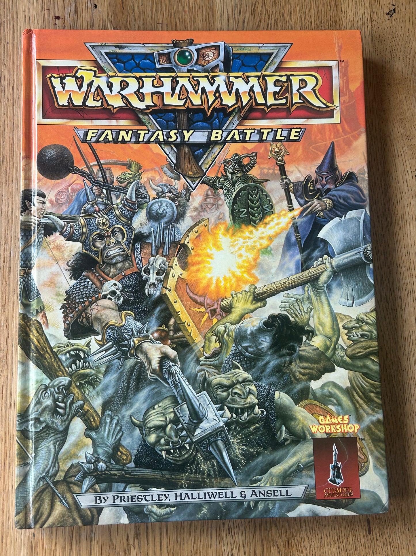 Warhammer Fantasy Battle 3rd Edition 1987 Rulebook Hardcover HB Third Book