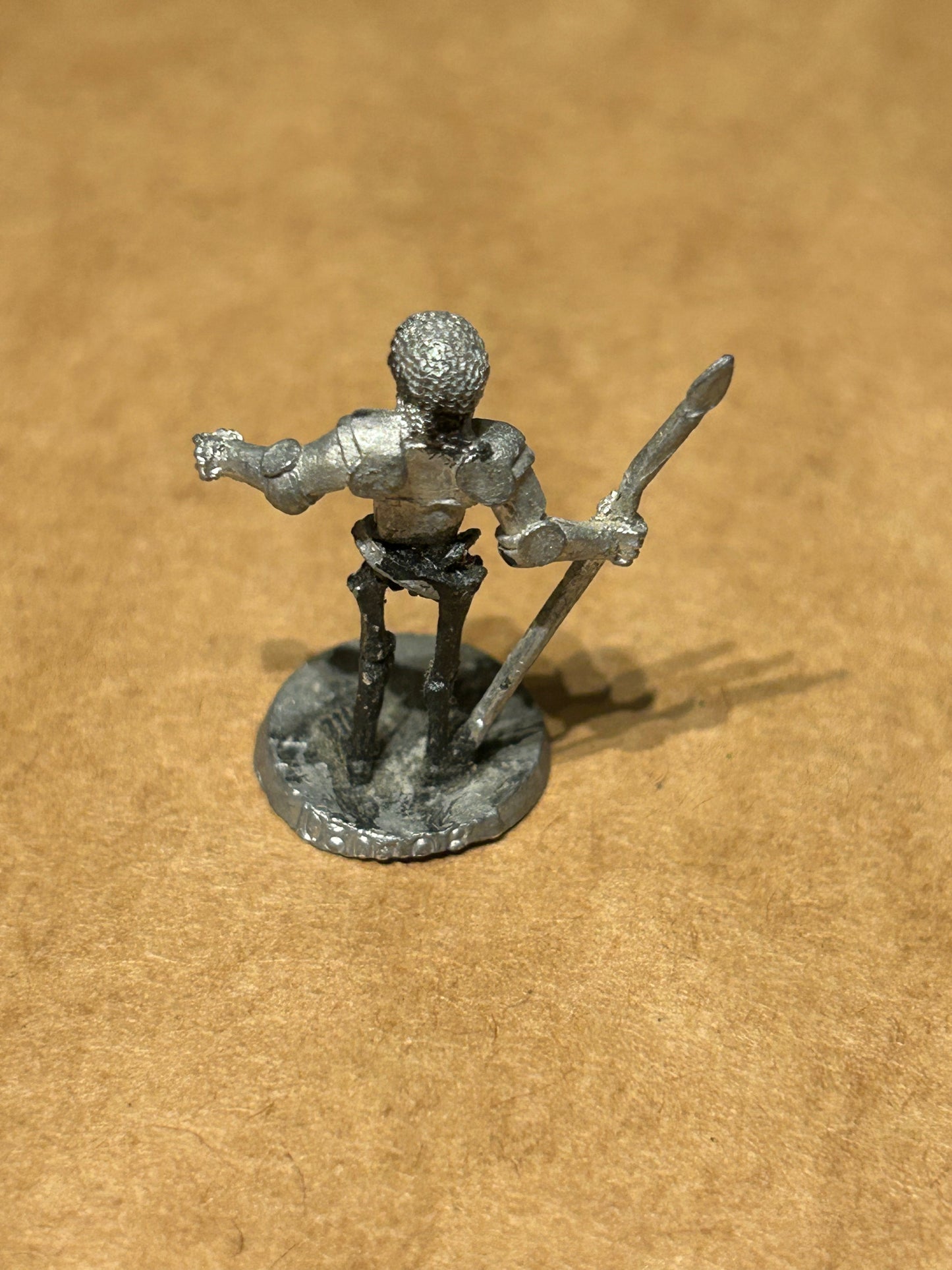 Undead Skeleton warrior with spear - Ral Partha - Metal - D&D