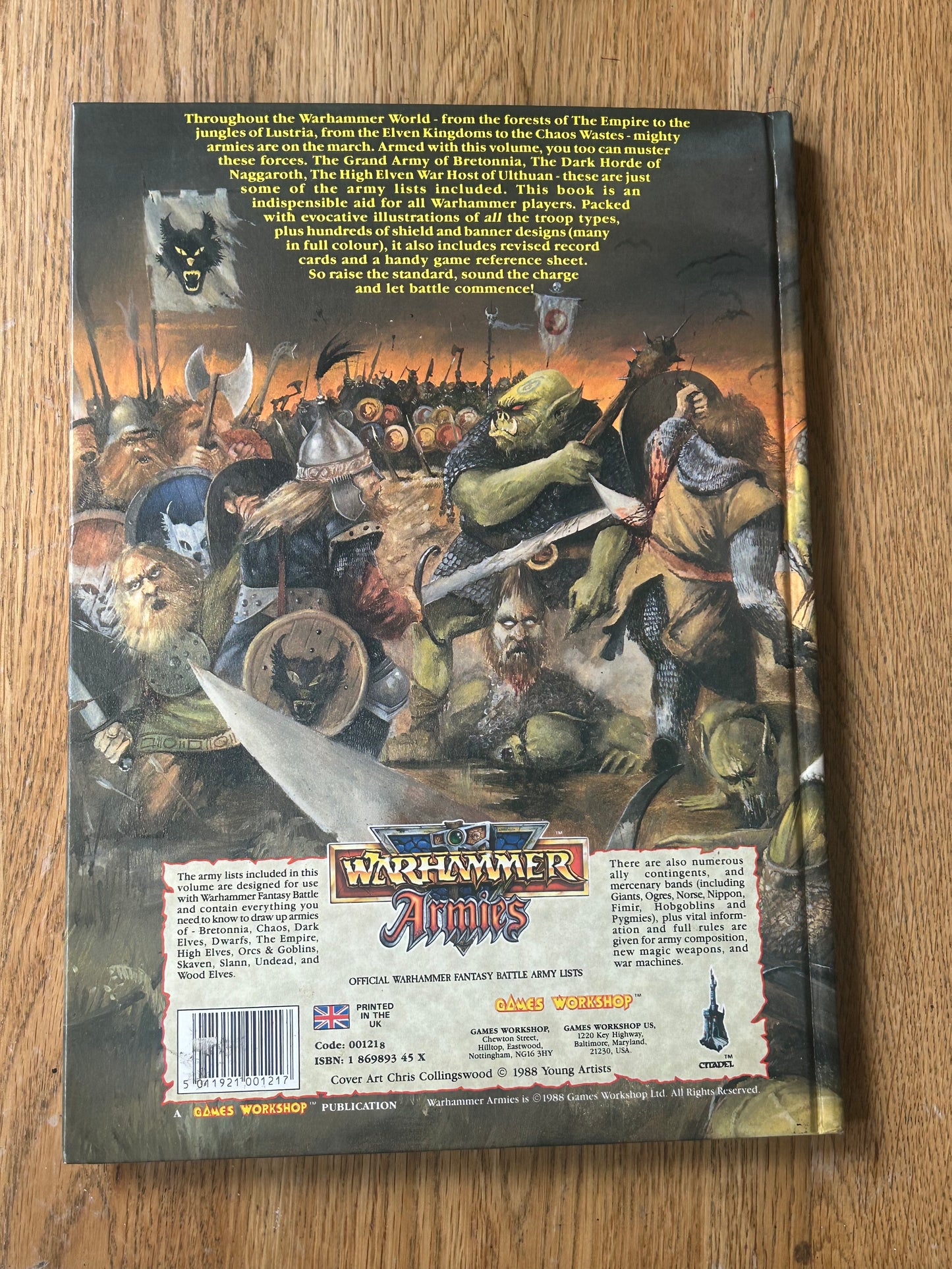 Warhammer fantasy third edition armies supplement