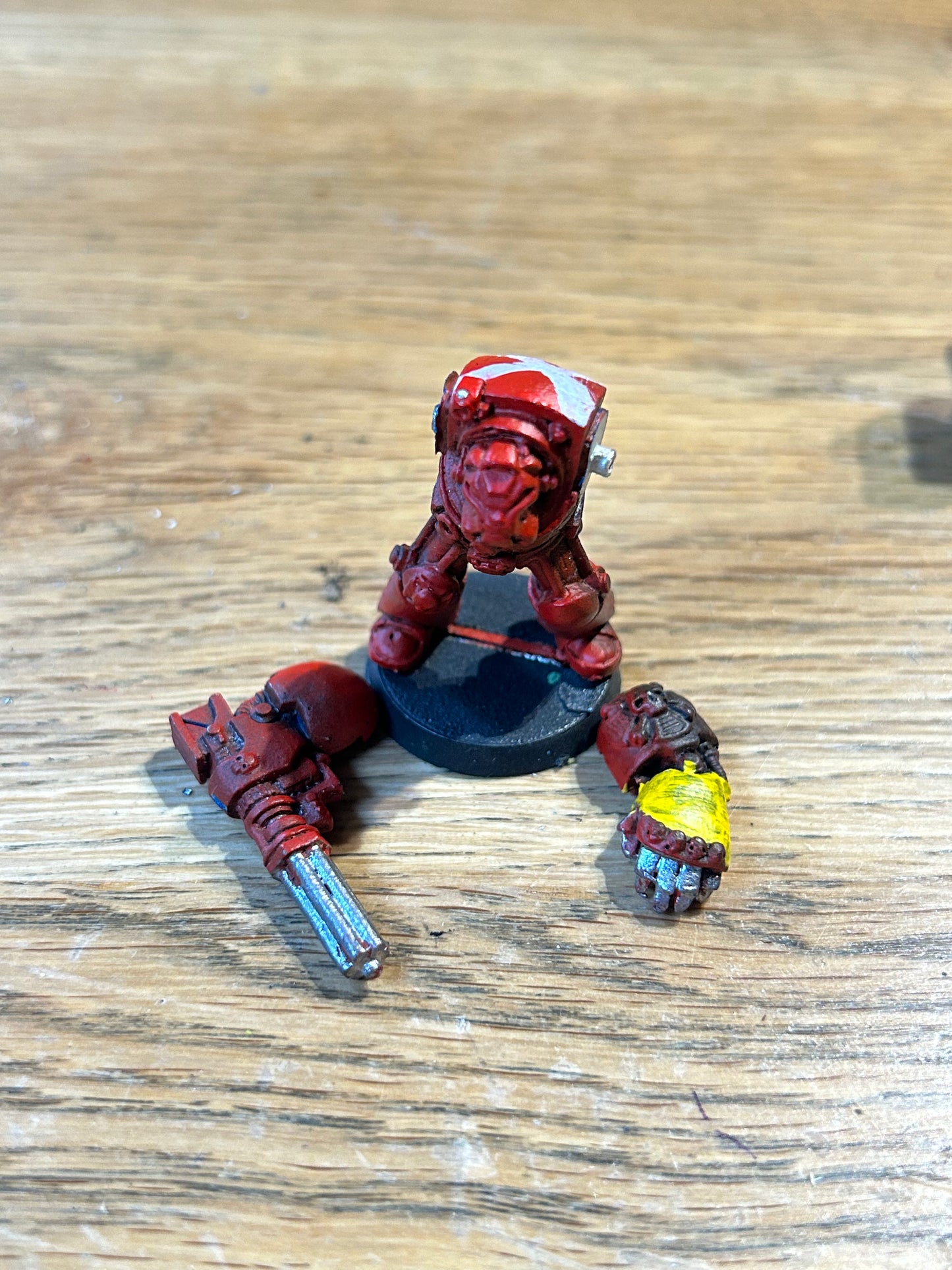 Metal Space Marine Terminator with autocannon