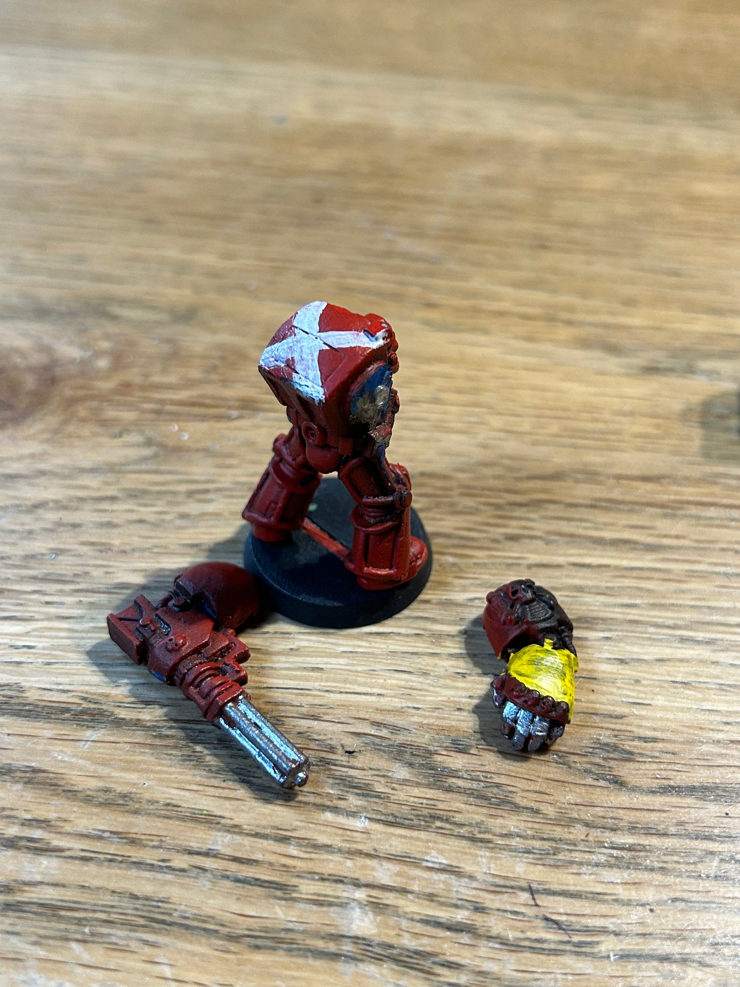 Metal Space Marine Terminator with autocannon