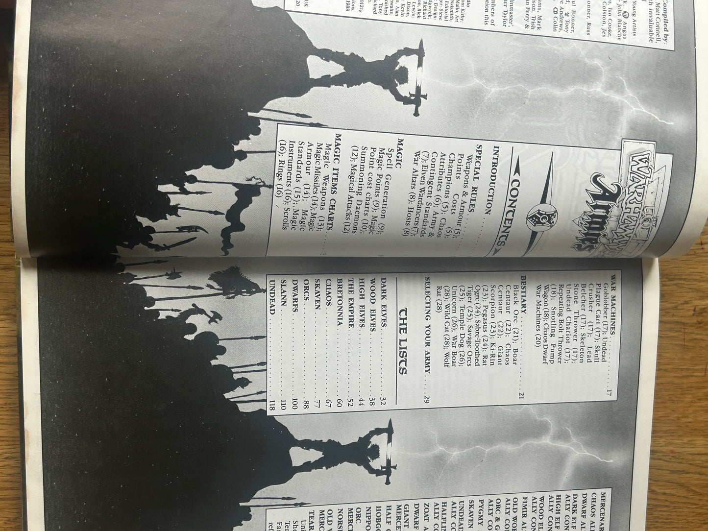 Warhammer fantasy third edition armies supplement