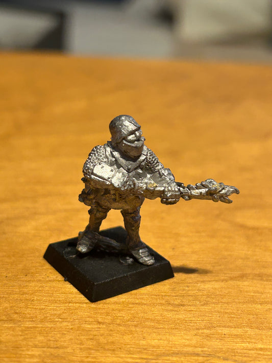 Games Workshop Citadel F2 Fighter Arque Busier Rifle Milita 1985 Fighters