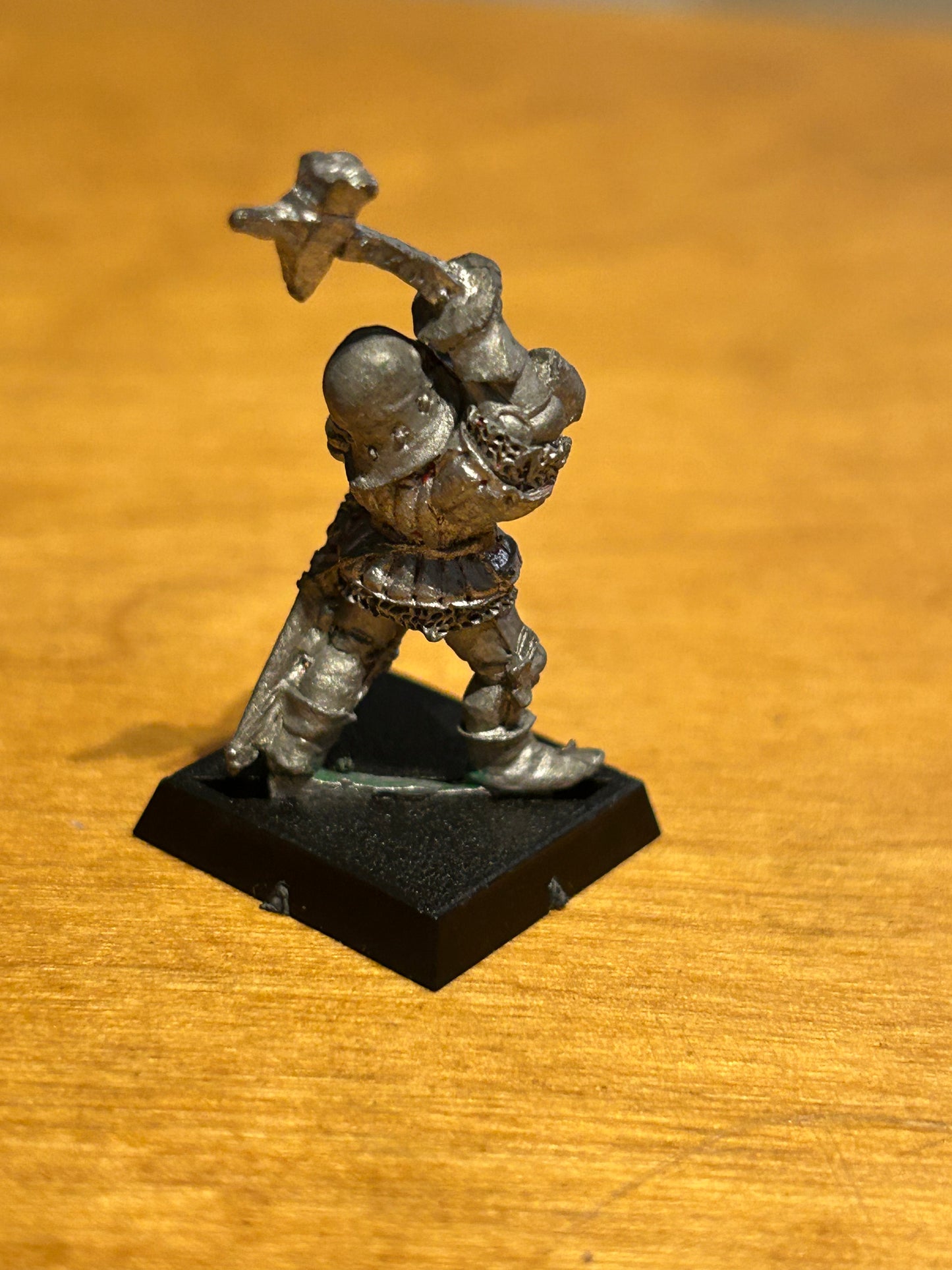 Games Workshop C26 MEN AT ARMS with pole axe  Halberd  Warhammer Citadel