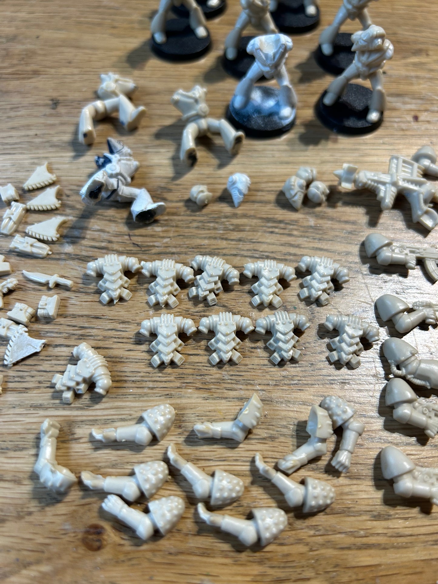 RTB01 Imperial Space Marines Tactical Squad Rogue Trader Warhammer 40k (lots of extra bits to add to them, I’m sure I can find some spare blank bases)