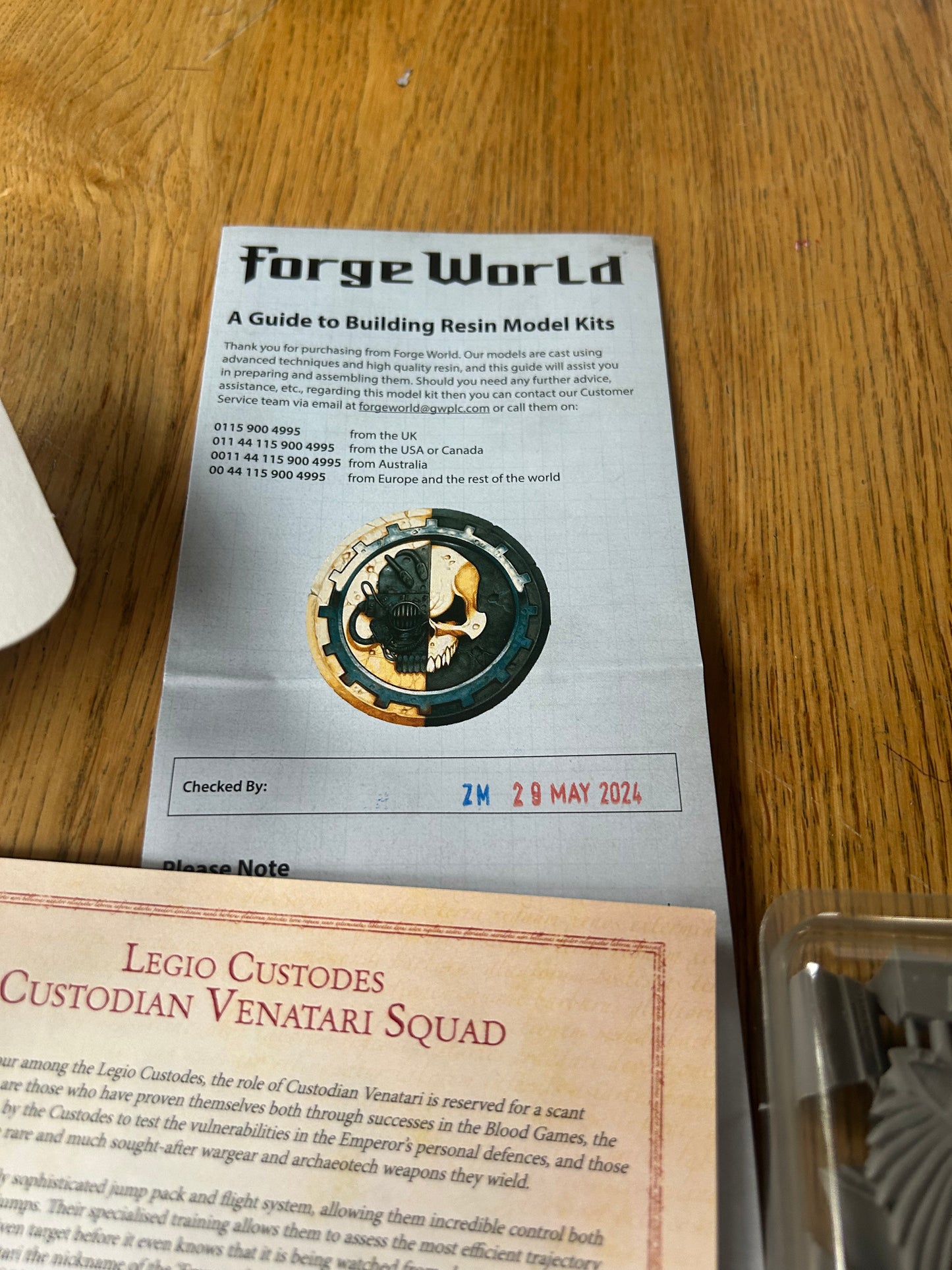 Legio Custodes Custodian Venatari Squad forge world new in opened box