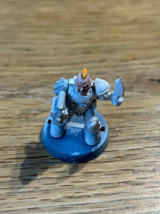 Warhammer 40k Rogue Trader plastic space marine scout with bolt pistol