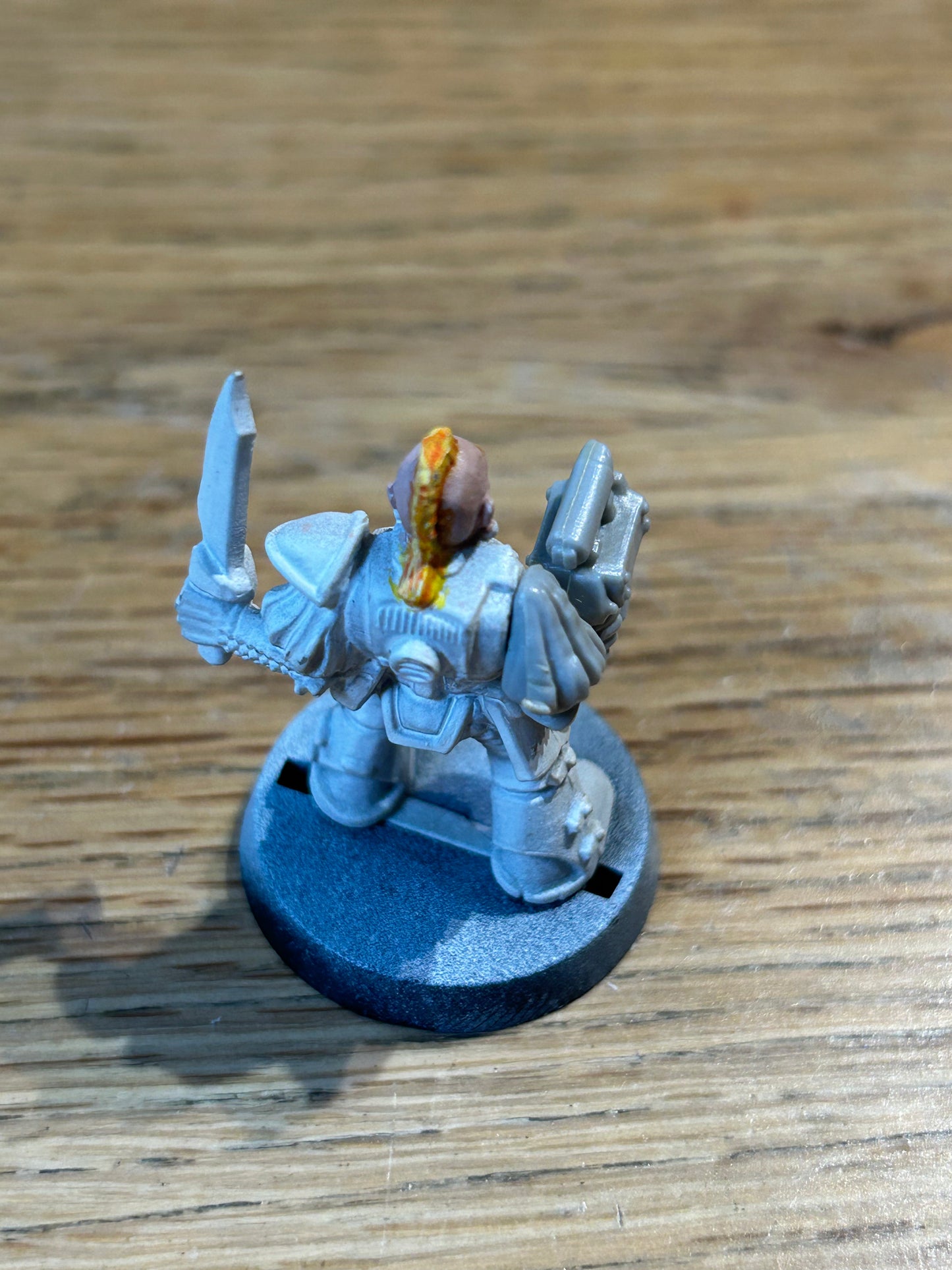 Warhammer 40k Rogue Trader plastic space marine scout with bolt pistol