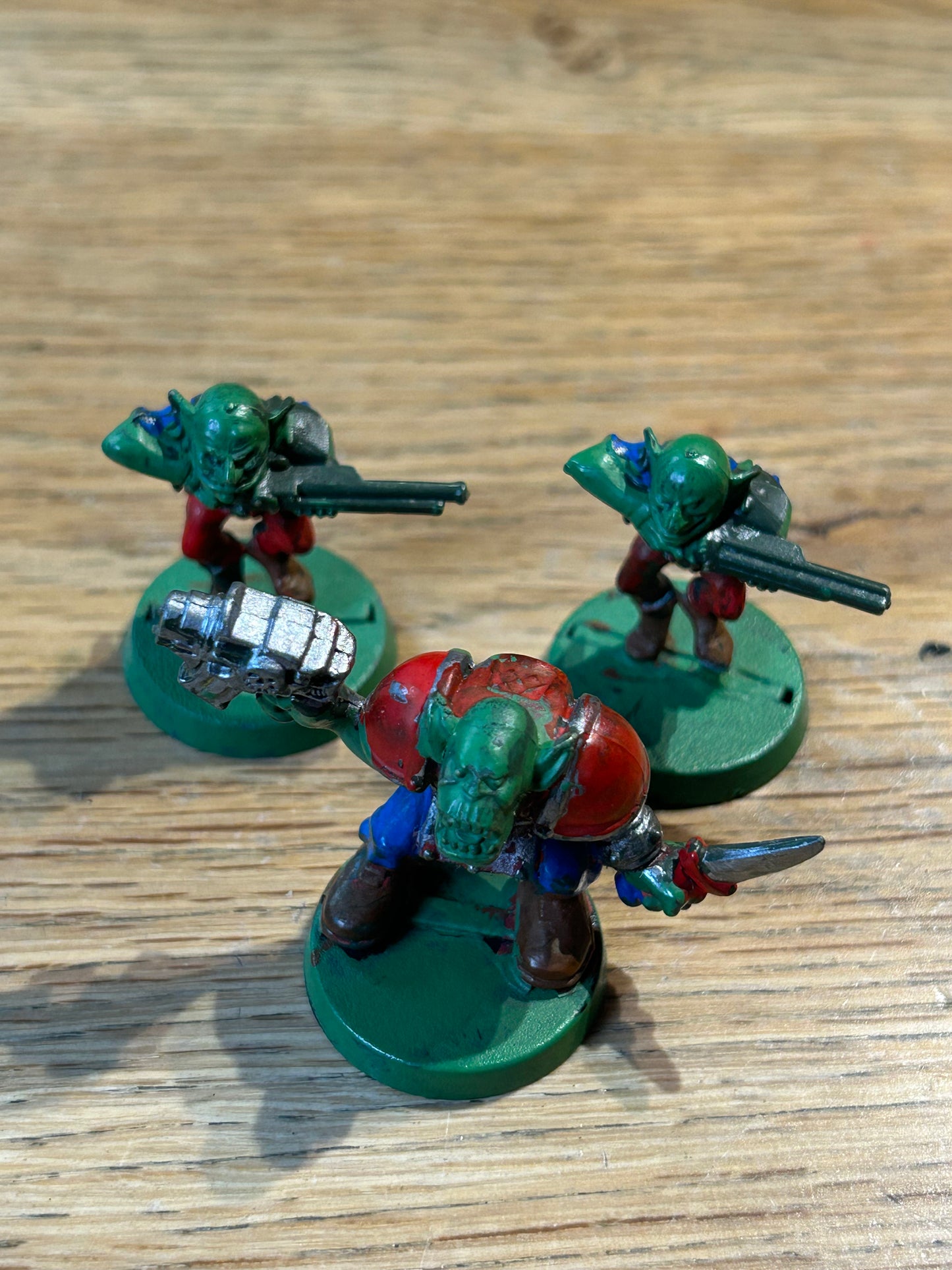 Warhammer 40k space crusade ork and 2 gretchins