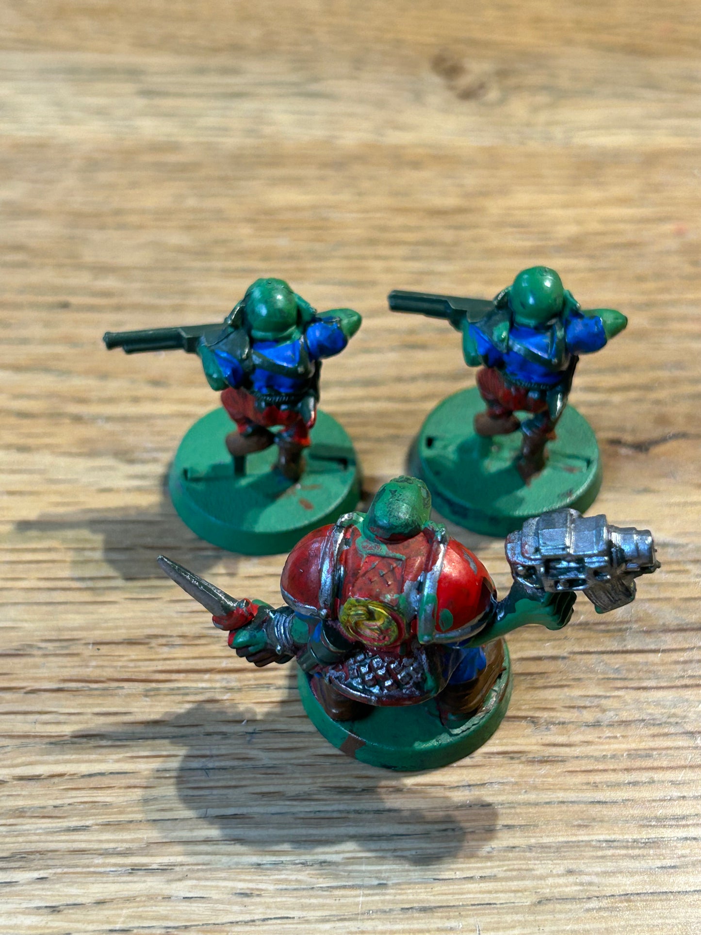Warhammer 40k space crusade ork and 2 gretchins