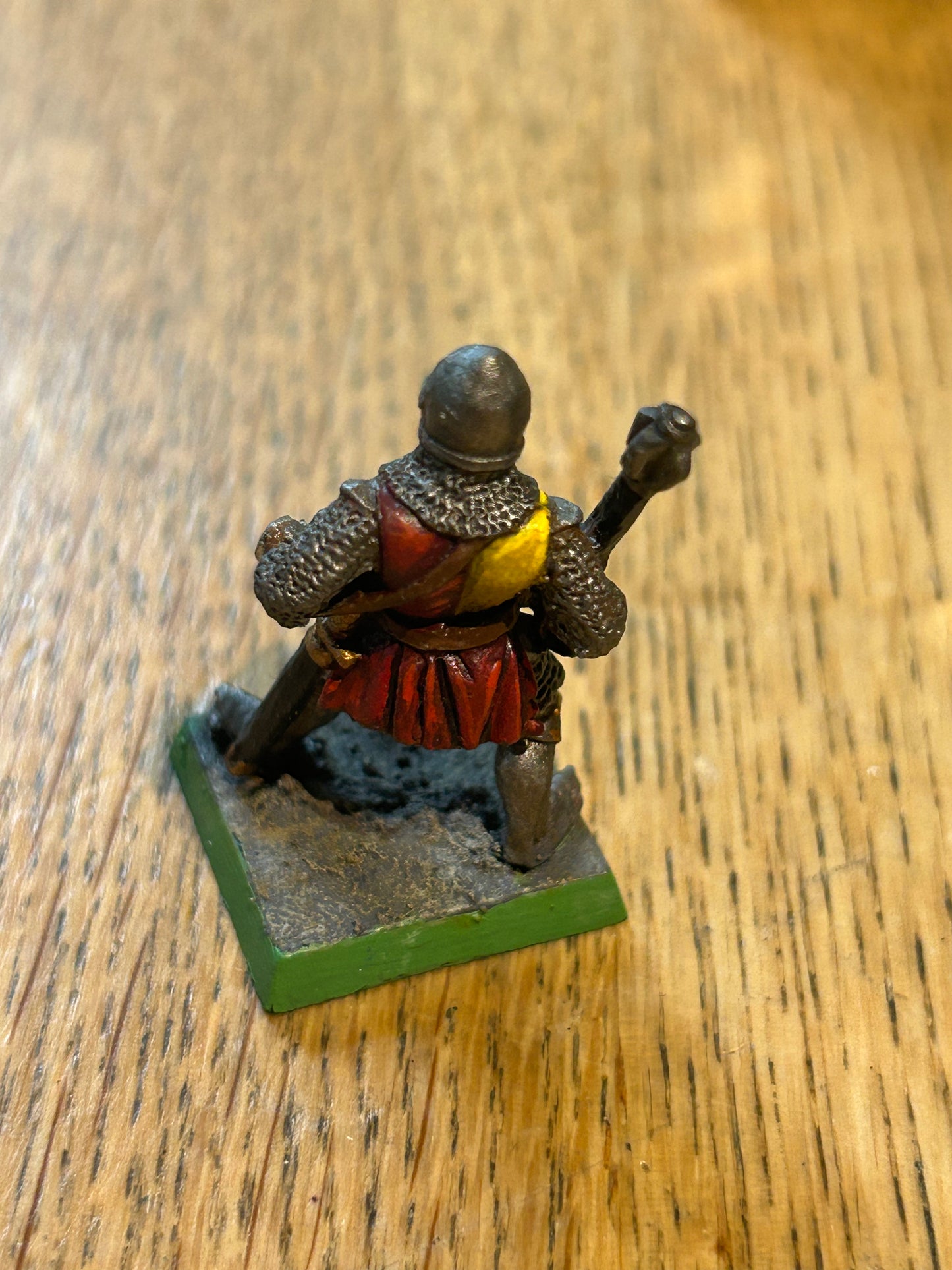 1986 METAL - CITADEL WARHAMMER fantasy bretonnian knight with mace