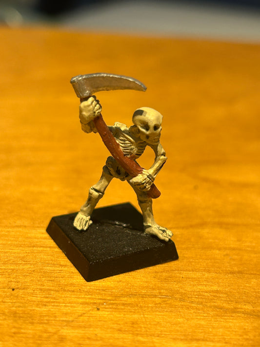 1987 Undead Skeleton Scyther Citadel Warhammer Vampire Counts Tomb Kings