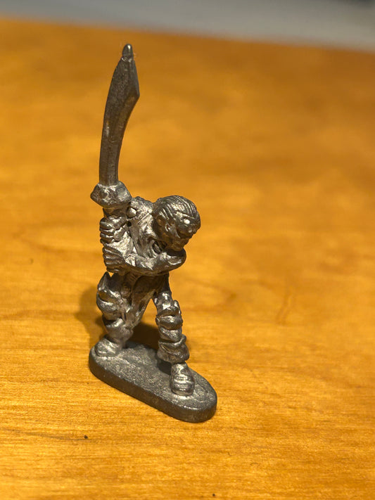 Grenadier models undead zombie swinging sword