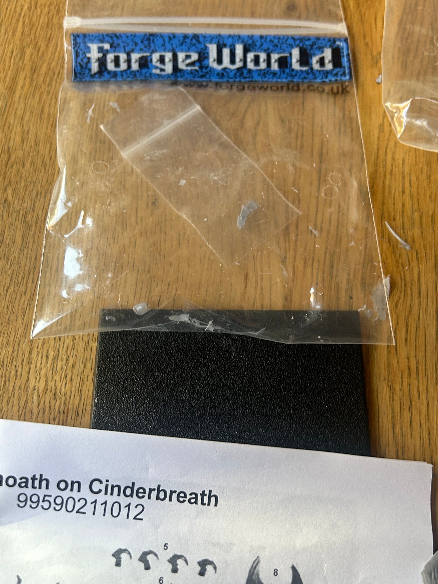 Warhammer fantasy chaos dwarfs forge world Drazhoath the Ashen in bag and on Sprue (one of the parts have come off the sptues but it’s complete)