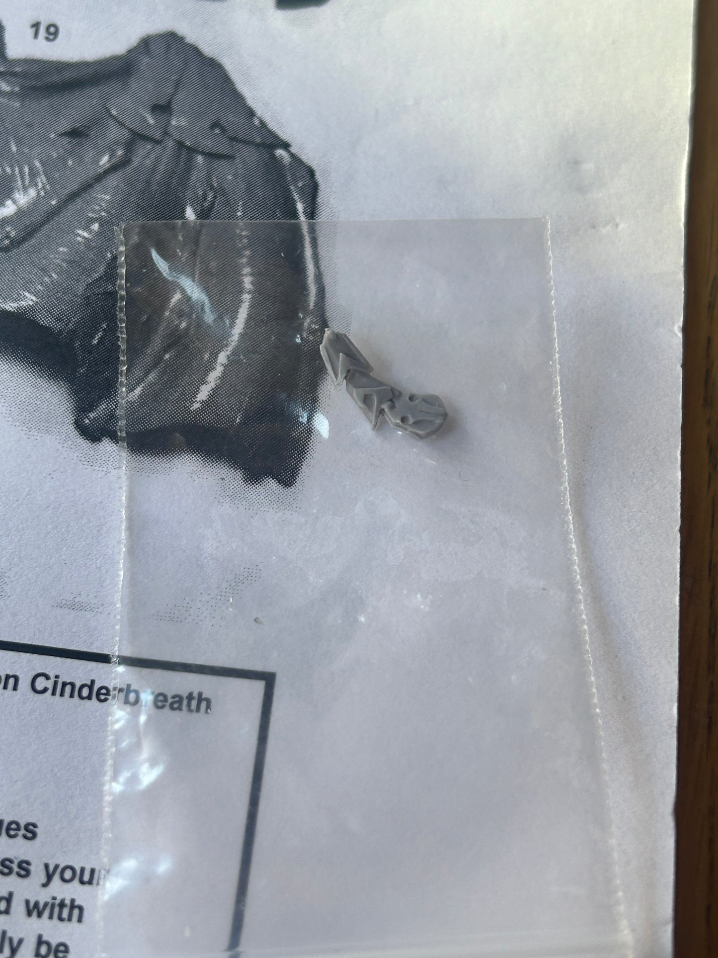 Warhammer fantasy chaos dwarfs forge world Drazhoath the Ashen in bag and on Sprue (one of the parts have come off the sptues but it’s complete)