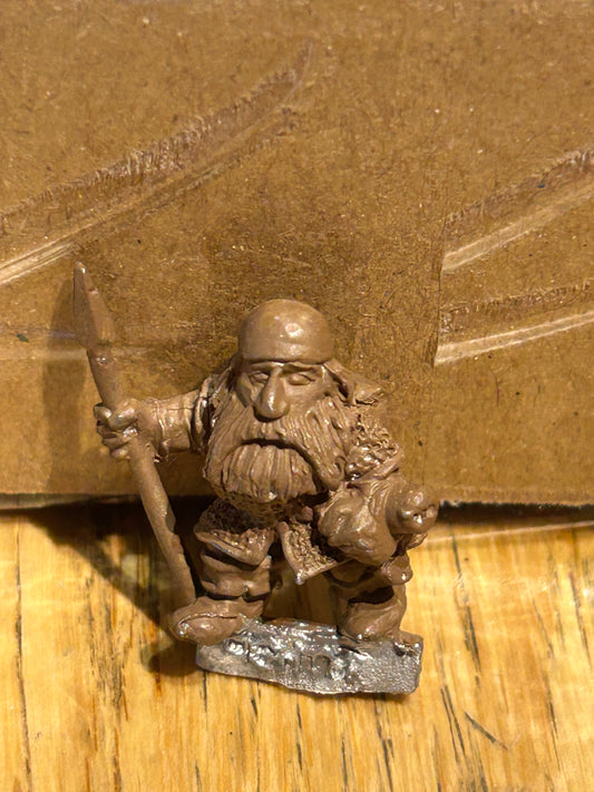 D4 Dwarf Adventurer Metal 1987 Warhammer Fantasy Citadel Soppri