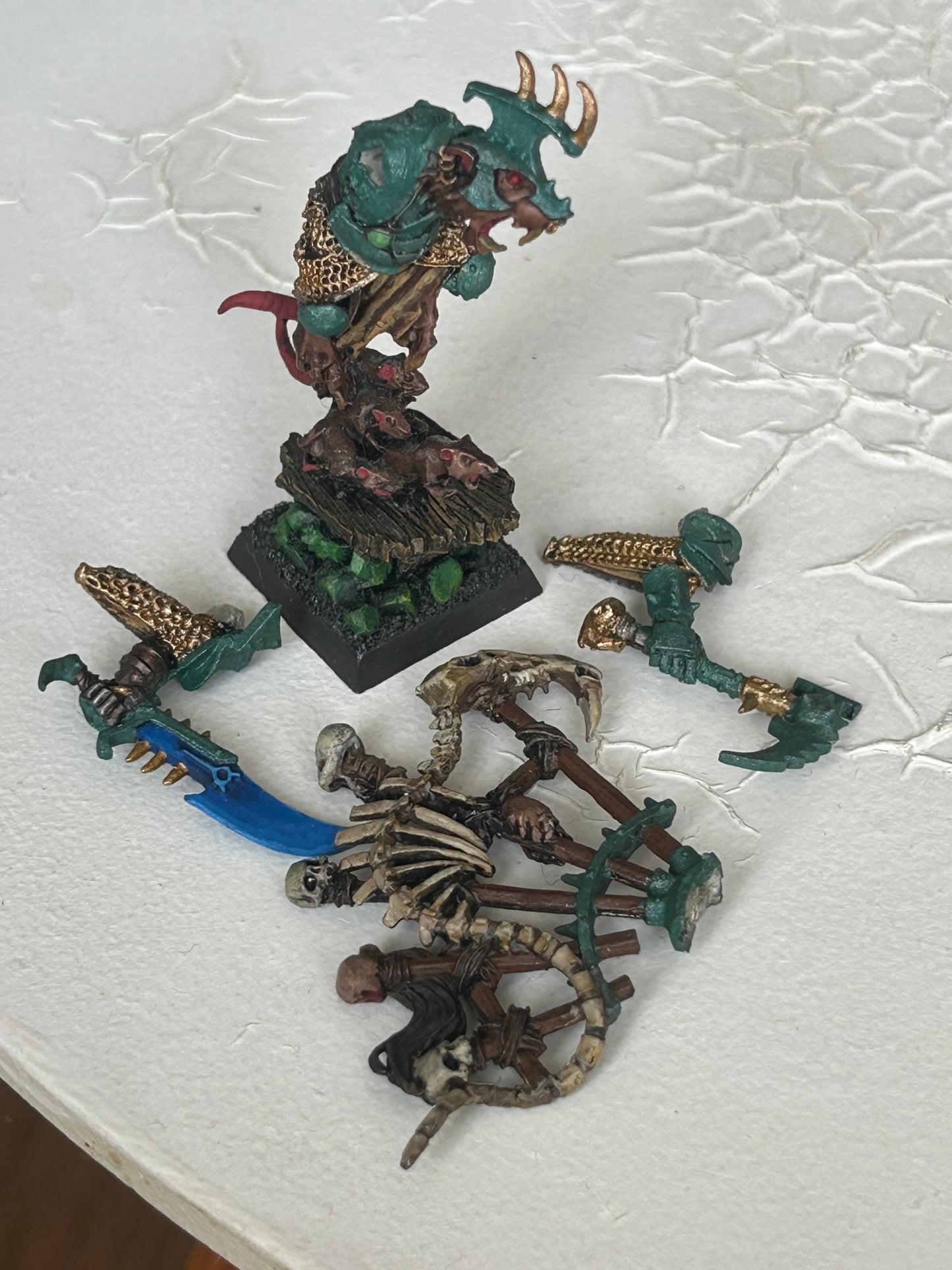 Warhammer Fantasy Old World Metal Queek Headtaker skaven Warlord