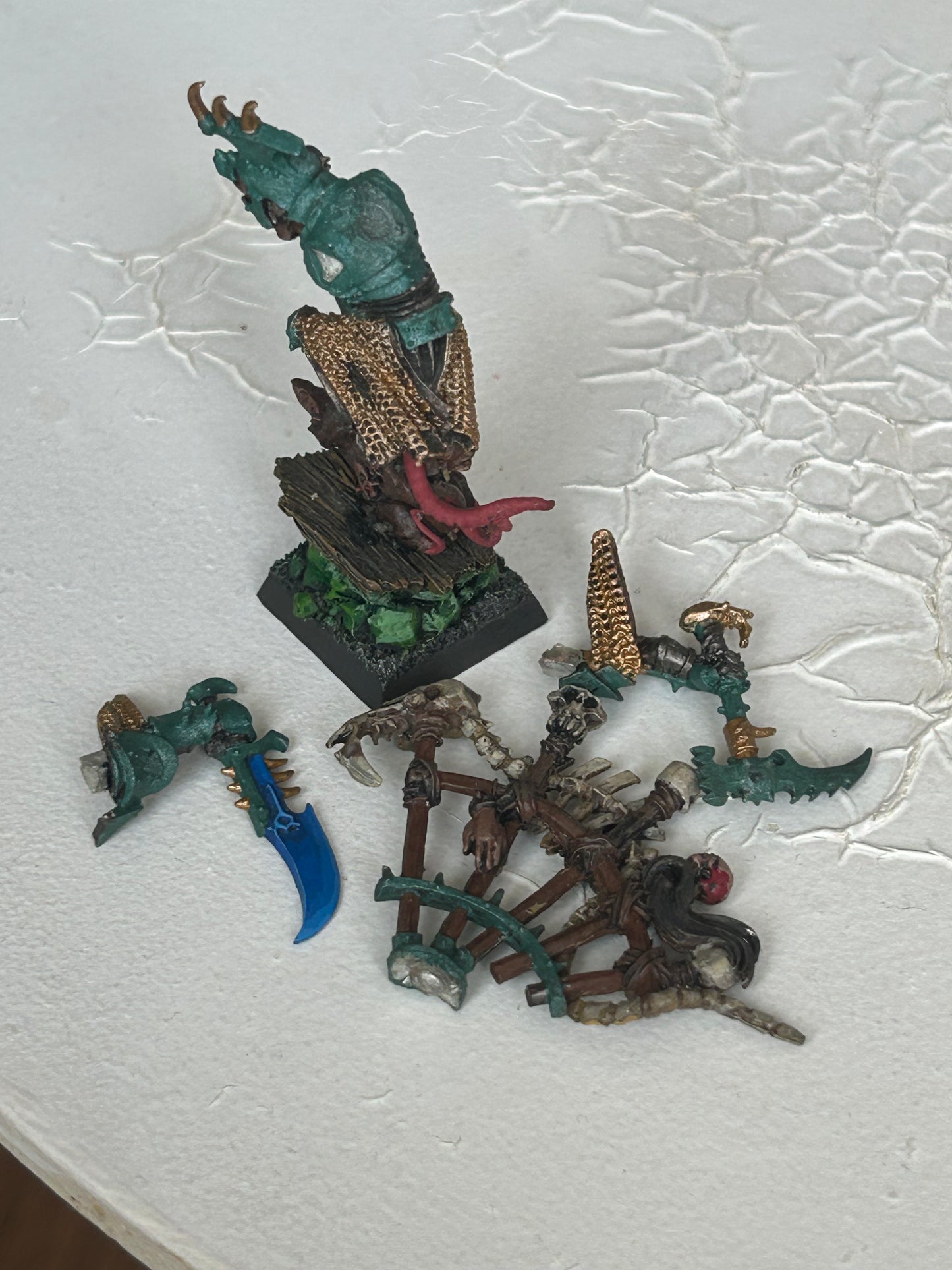 Warhammer Fantasy Old World Metal Queek Headtaker skaven Warlord
