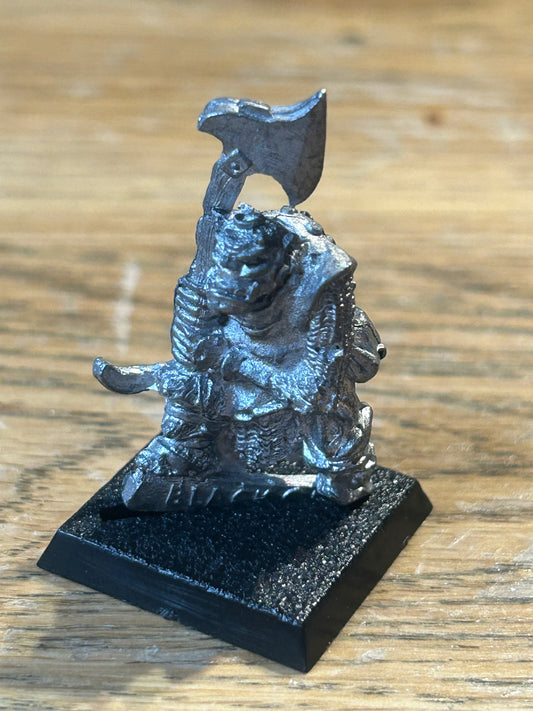 Citadel Warhammer N11 Black Orcs Orc pole axe Nick Lund Games Workshop Chronicle