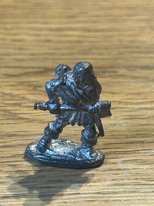 Metal Citadel Miniatures DASSv2  'rookbrow the ranger' c.1983 dungeon adventurer starter set makes a good bretonnian archer